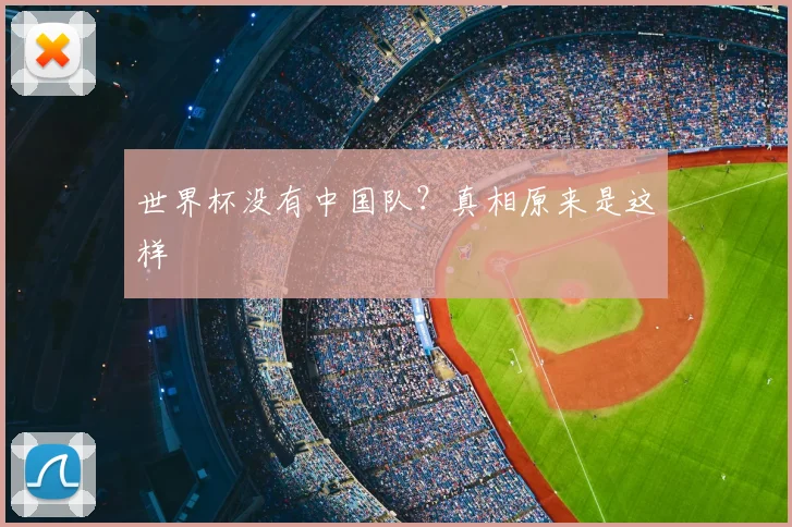 世界杯没有中国队？真相原来是这样